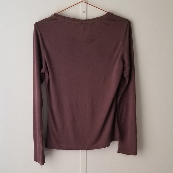 Solitaire L/S Suede Detail Blouse - Picture 3 of 5